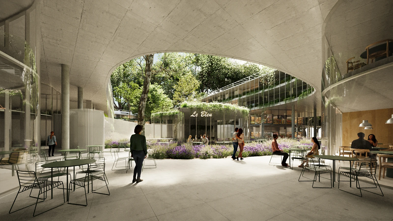 Plaza comercial proyectada de Le Rêve